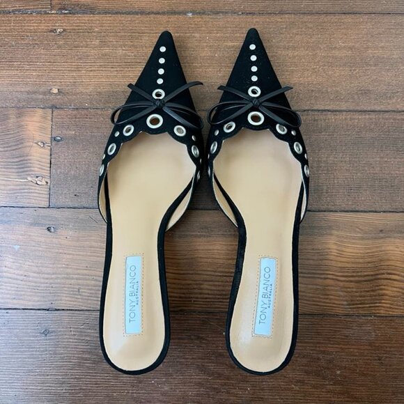 [NEVER WORN] Tony Bianco - Kae Black Suede Heels - Picture 3 of 4